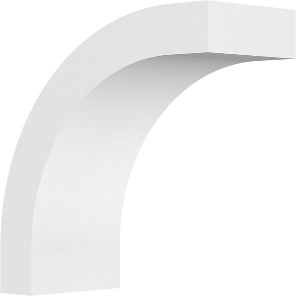 Ekena Millwork 5"W x 12"D x 12"H Standard Heritage Architectural Grade PVC Knee Brace BRCP05X12X12HTG - main